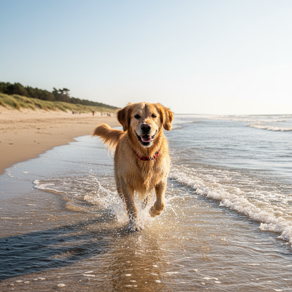 Gesunder, vitaler Hund. Treuer Begeiter des Menschen, voller Energie und Lebensfreude.